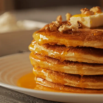 Maple Walnut Pancakes - Млинці з Кленовим Сиропом і Волоськими Горіхами, 10 г